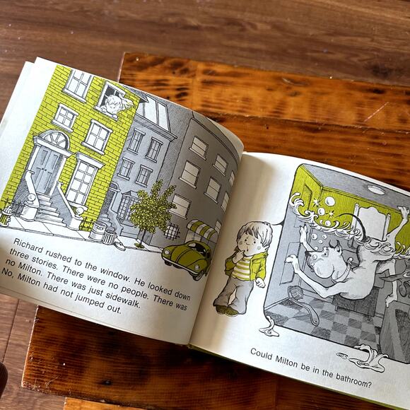 Vintage 1975 Is Milton Missing? Hardcover Book - Picture 6 of 9